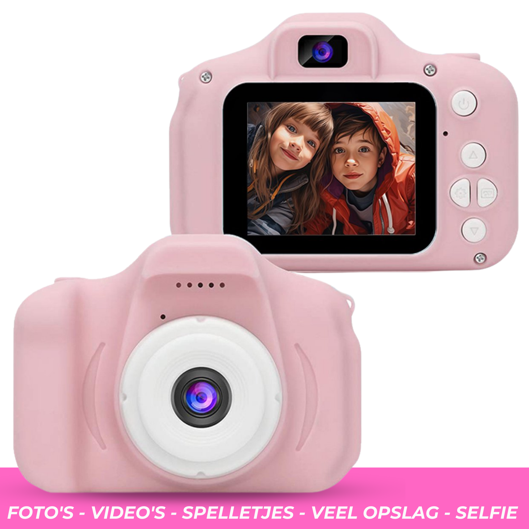 Kinder Camera Roze